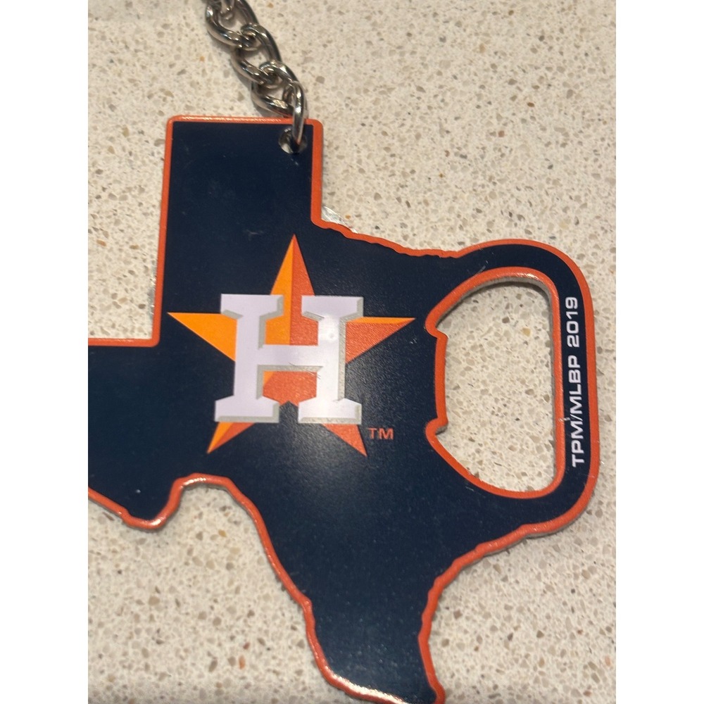 Houston Astros MLB Texas State Shape Keychain Bottle Opener Team ProMark 2019